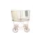 Hello Honey® 27" Vintage Reproduction Metal Laundry Basket on Wheels